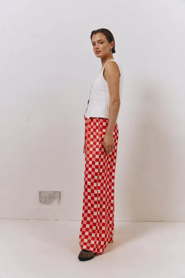 VRG GRL Pants Jamie Pants Check 8211 Women VRG GRL Pants Jamie Pants Check 8211 Women