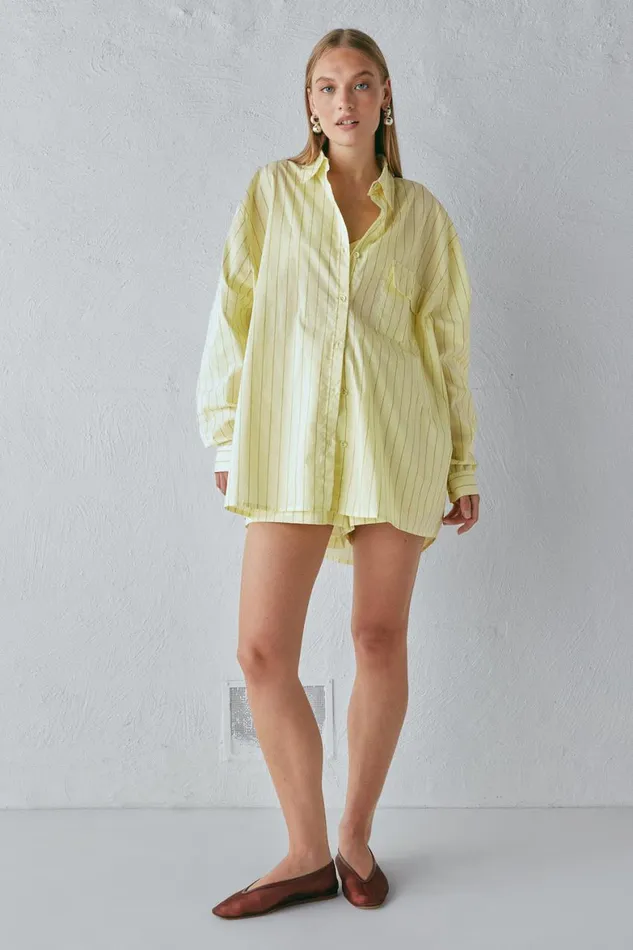 VRG GRL Shirts June Shirt Citrus 8211 Women VRG GRL Shirts June Shirt Citrus 8211 Women