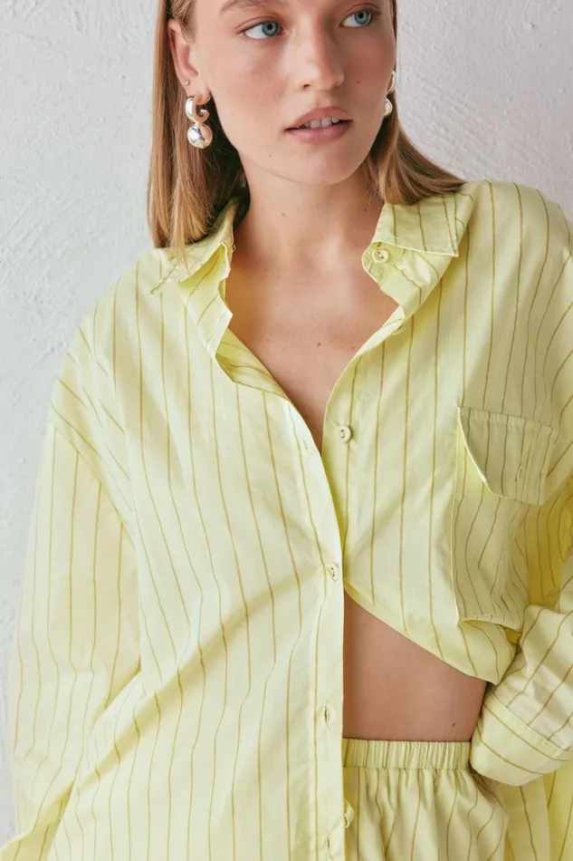 VRG GRL Shirts June Shirt Citrus 8211 Women VRG GRL Shirts June Shirt Citrus 8211 Women