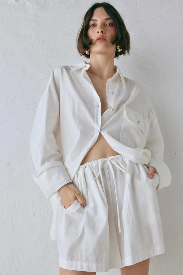 VRG GRL Shirts June Shirt White 8211 Women VRG GRL Shirts June Shirt White 8211 Women