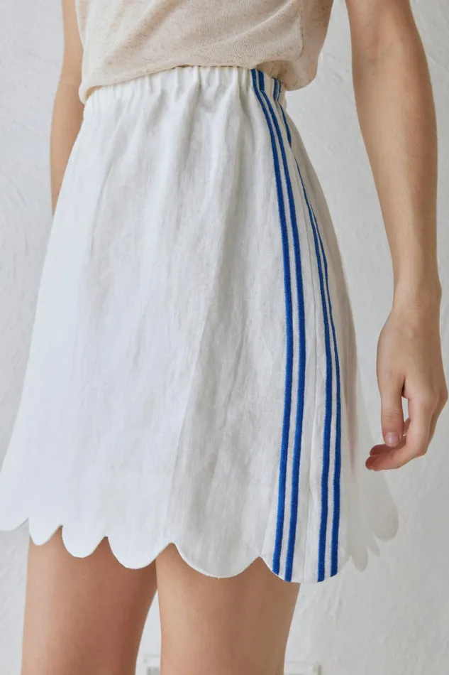 VRG GRL Skirts Nature Of Art Linen Mini Skirt Vienna 8211 Women VRG GRL Skirts Nature Of Art Linen Mini Skirt Vienna 8211 Women