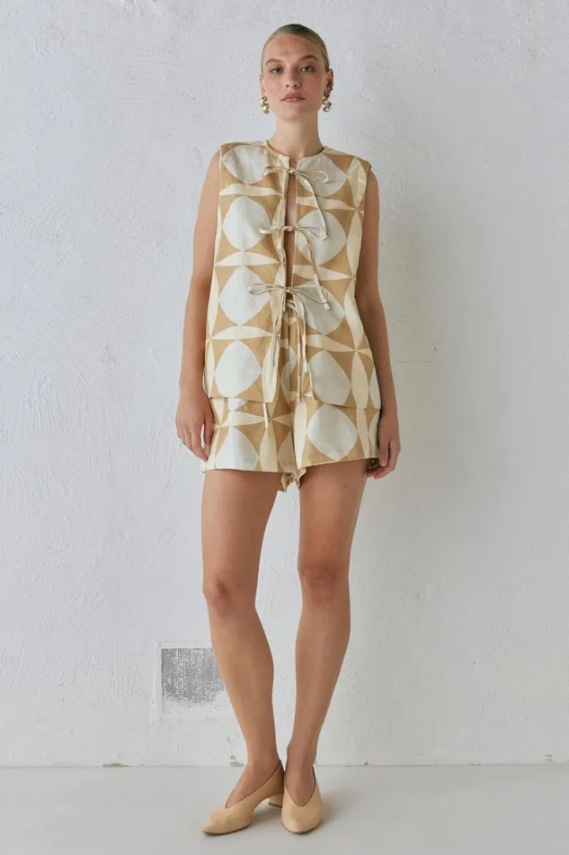 VRG GRL Sleeveless Enni Linen Smock Top Scope 8211 Women VRG GRL Sleeveless Enni Linen Smock Top Scope 8211 Women