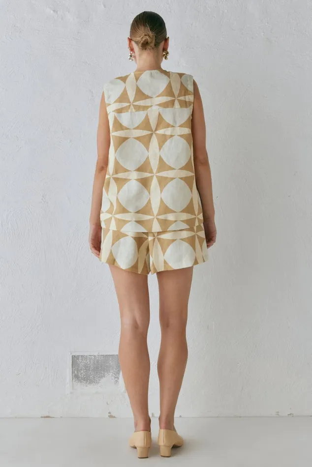 VRG GRL Sleeveless Enni Linen Smock Top Scope 8211 Women VRG GRL Sleeveless Enni Linen Smock Top Scope 8211 Women