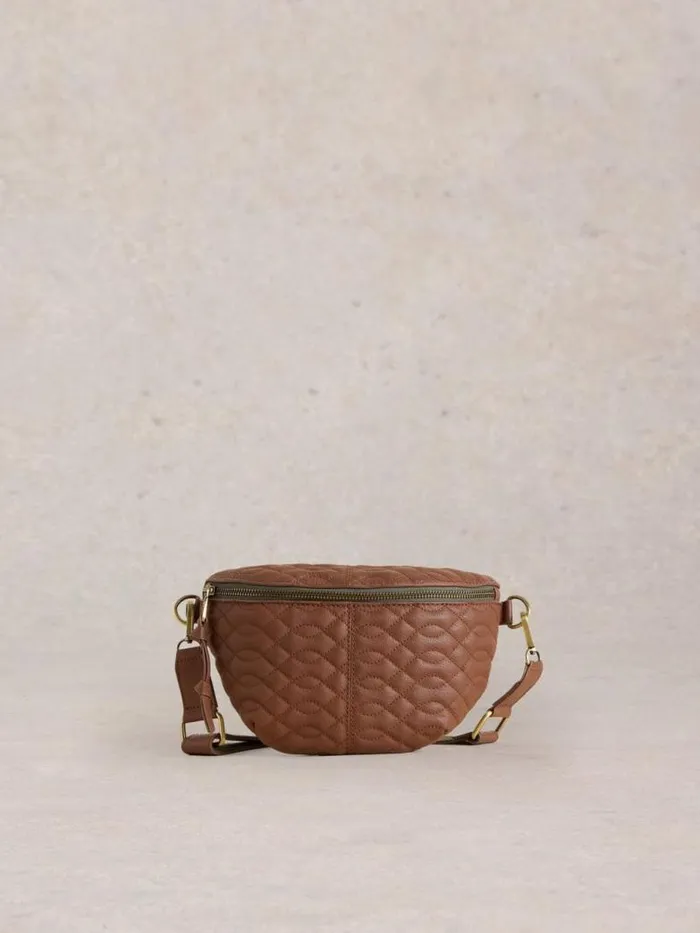 White Stuff Bags Women Mini Sebby Leather Sling Bag Mid Tan