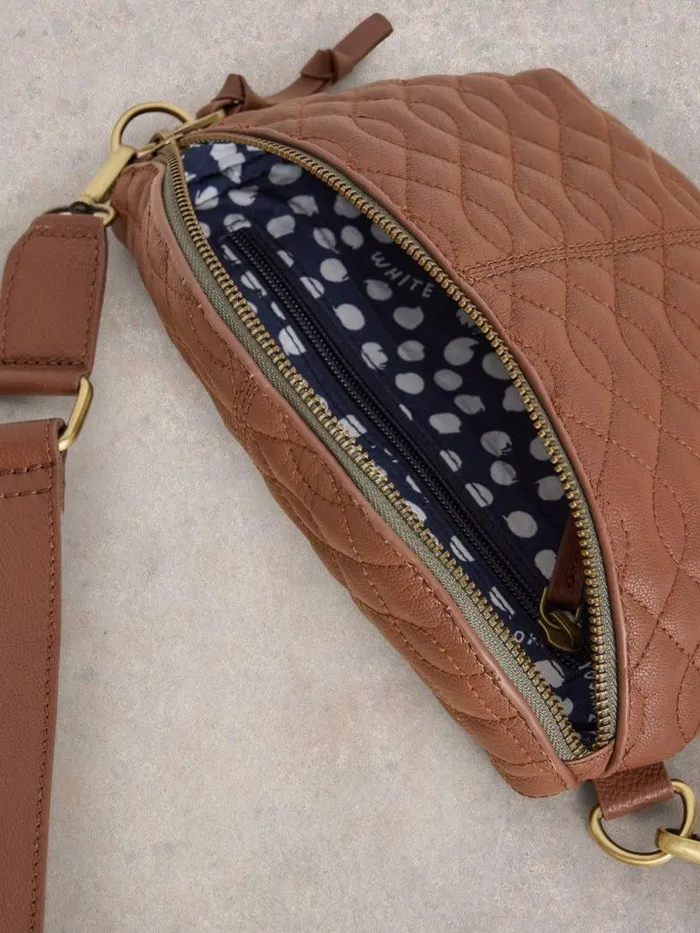 White Stuff Bags Women Mini Sebby Leather Sling Bag Mid Tan White Stuff Bags Women Mini Sebby Leather Sling Bag Mid Tan