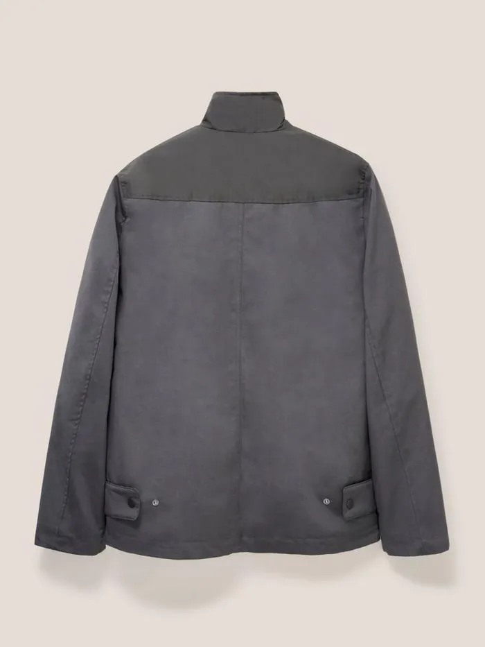 White Stuff Coats and Jackets Men Corby Canvas Jacket Dk Grey