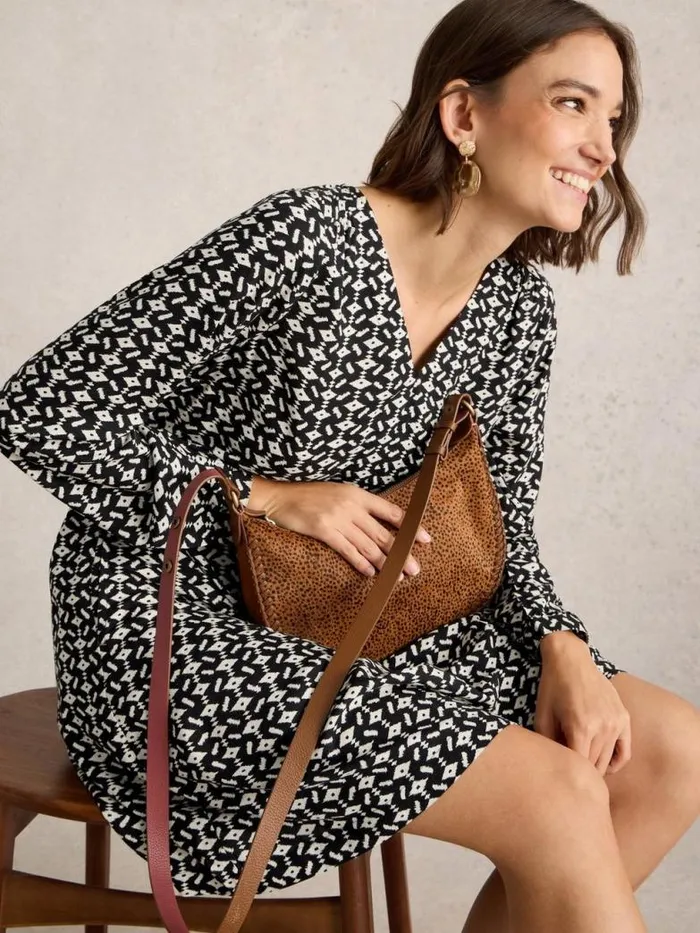 White Stuff Dresses Women Penelope Dress Black Print