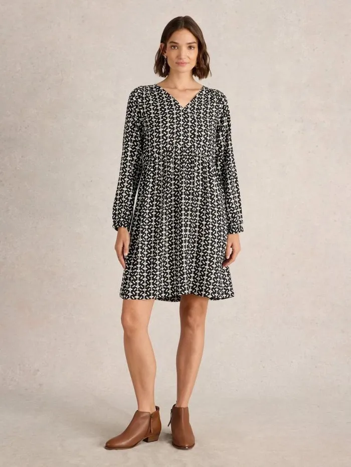 White Stuff Dresses Women Penelope Dress Black Print