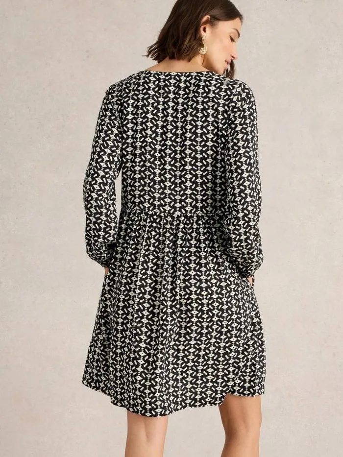 White Stuff Dresses Women Penelope Dress Black Print