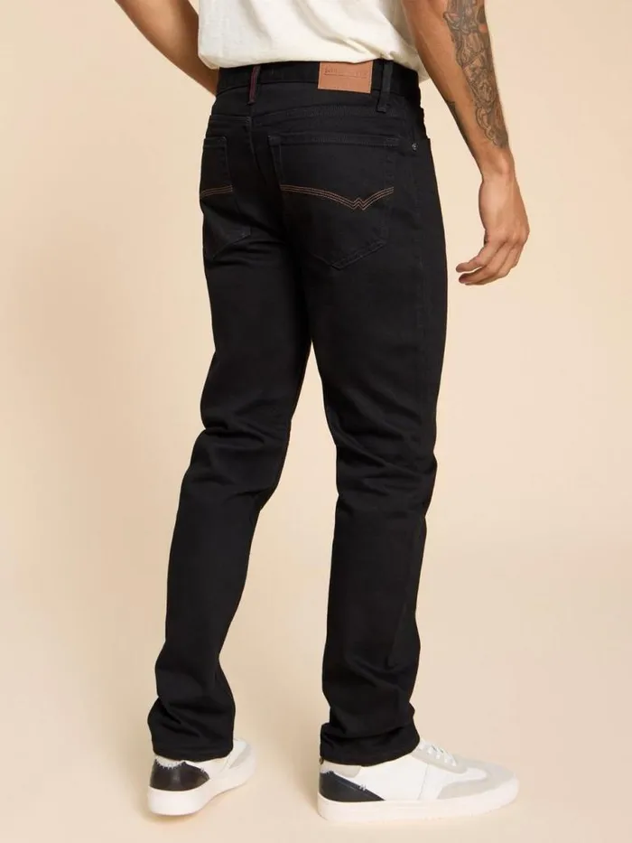 White Stuff Jeans Men Eastwood Straight Jean Pure Black White Stuff Jeans Men Eastwood Straight Jean Pure Black