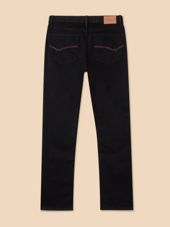 White Stuff Jeans Men Eastwood Straight Jean Pure Black White Stuff Jeans Men Eastwood Straight Jean Pure Black