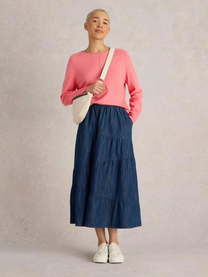 White Stuff Knitwear Women CITY JUMPER Mid Coral White Stuff Knitwear Women CITY JUMPER Mid Coral