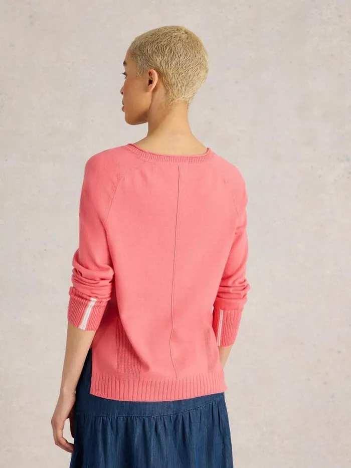 White Stuff Knitwear Women CITY JUMPER Mid Coral White Stuff Knitwear Women CITY JUMPER Mid Coral