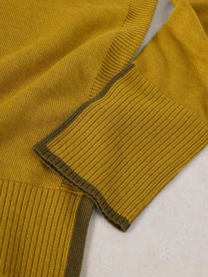 White Stuff Knitwear Women OLIVE CREW NECK COTTON JUMPER Mid Chartreuse White Stuff Knitwear Women OLIVE CREW NECK COTTON JUMPER Mid Chartreuse