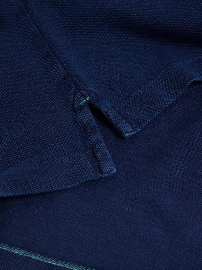 White Stuff Polo Shirts Men Utility Polo Deep Blue White Stuff Polo Shirts Men Utility Polo Deep Blue