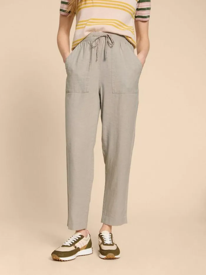 White Stuff Shorts Women Elle Linen Blend Trouser Light Natural White Stuff Shorts Women Elle Linen Blend Trouser Light Natural
