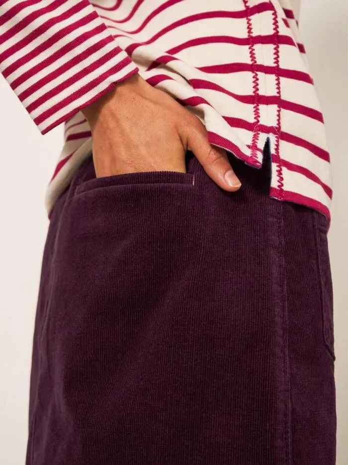 White Stuff Skirts Women Melody Organic Cord Skirt Dk Plum White Stuff Skirts Women Melody Organic Cord Skirt Dk Plum