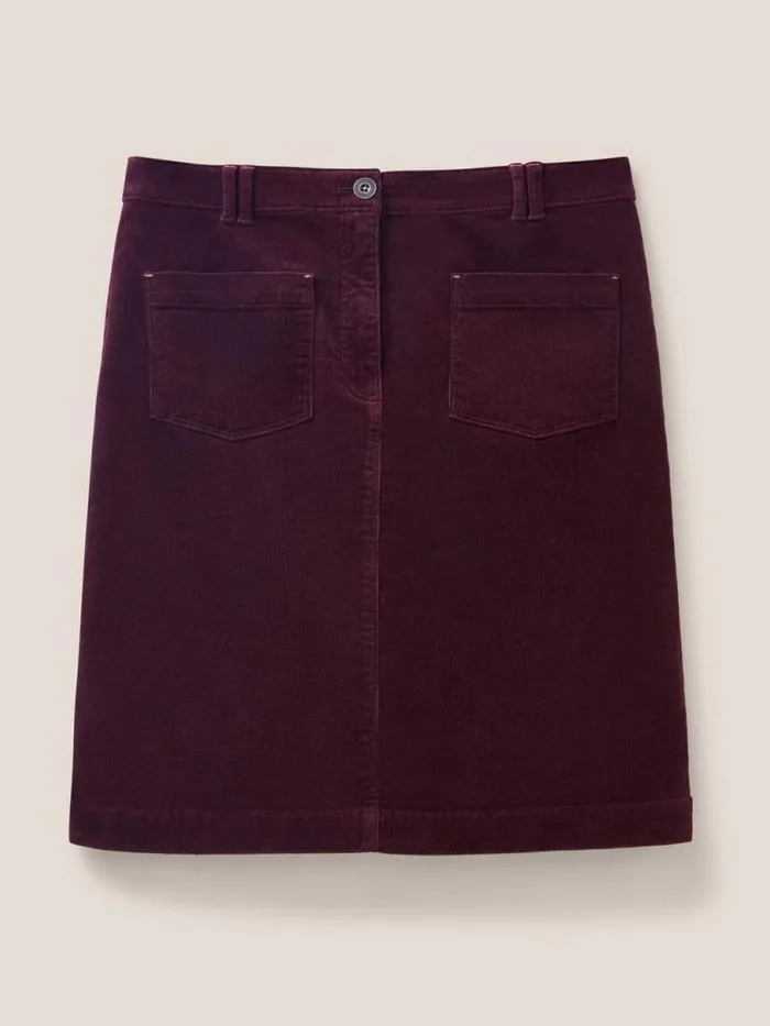 White Stuff Skirts Women Melody Organic Cord Skirt Dk Plum White Stuff Skirts Women Melody Organic Cord Skirt Dk Plum