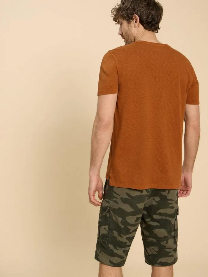 White Stuff TShirts Men Abersoch Short Sleeve Tee Mid Tan White Stuff TShirts Men Abersoch Short Sleeve Tee Mid Tan
