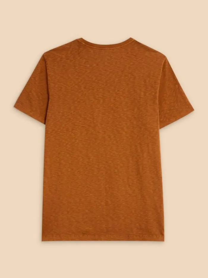 White Stuff TShirts Men Abersoch Short Sleeve Tee Mid Tan White Stuff TShirts Men Abersoch Short Sleeve Tee Mid Tan