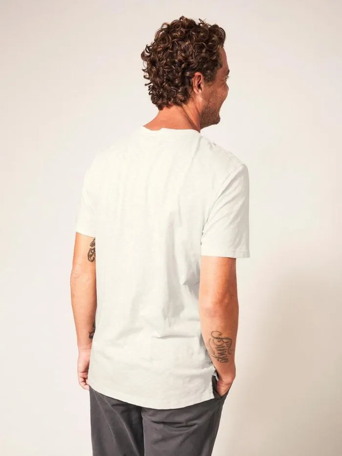 White Stuff TShirts Men Abersoch Short Sleeve Tee Natural White White Stuff TShirts Men Abersoch Short Sleeve Tee Natural White