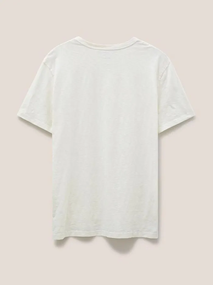 White Stuff TShirts Men Abersoch Short Sleeve Tee Natural White White Stuff TShirts Men Abersoch Short Sleeve Tee Natural White