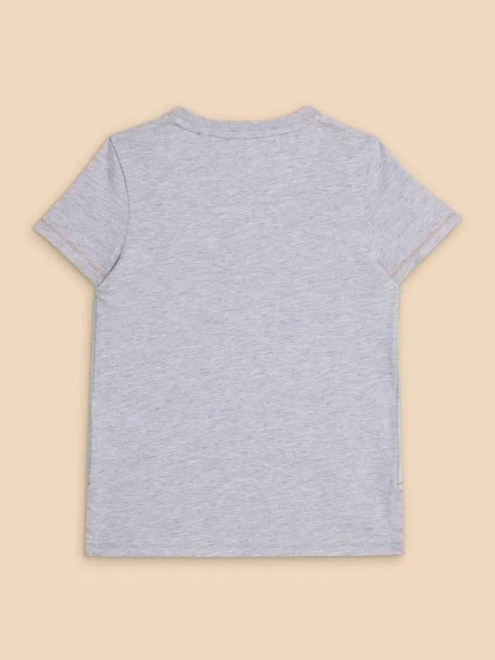 White Stuff Tops Kids Cheeky Monkeys Graphic Tee Grey Marl White Stuff Tops Kids Cheeky Monkeys Graphic Tee Grey Marl