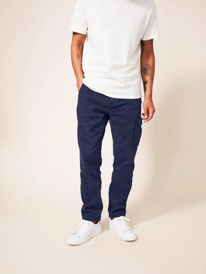 White Stuff Trousers Men Kegworth Organic Cargo Trouser Dark Navy White Stuff Trousers Men Kegworth Organic Cargo Trouser Dark Navy