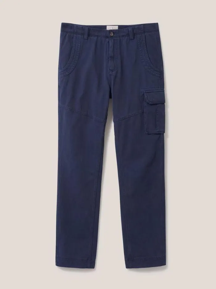 White Stuff Trousers Men Kegworth Organic Cargo Trouser Dark Navy White Stuff Trousers Men Kegworth Organic Cargo Trouser Dark Navy