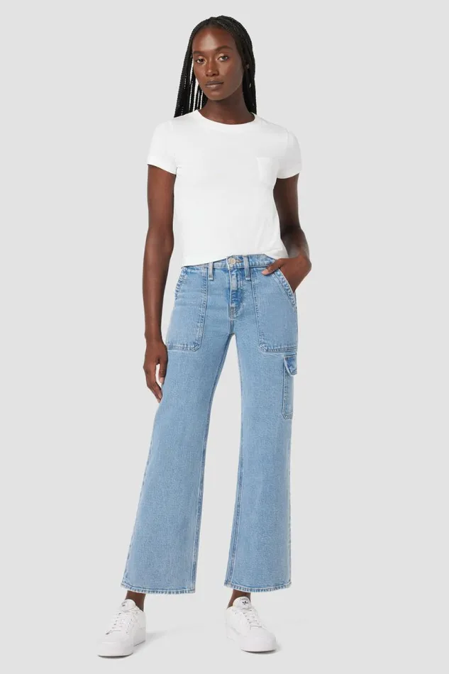 Wide Leg Women Hudson Jeans Rosie HighRise Wide Leg Cargo Jean Reservoir Wide Leg Women Hudson Jeans Rosie HighRise Wide Leg Cargo Jean Reservoir