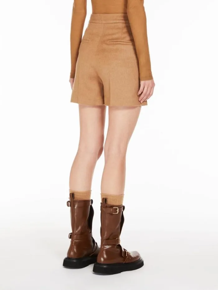 Woman Camel Colour Shorts Camel Maxmara Trousers Woman Camel Colour Shorts Camel Maxmara Trousers