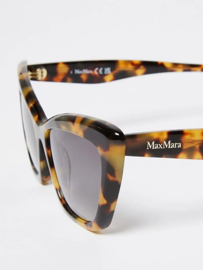 Woman Cateye Sunglasses Tawny Bronze Brown Maxmara Eyewear Woman Cateye Sunglasses Tawny Bronze Brown Maxmara Eyewear