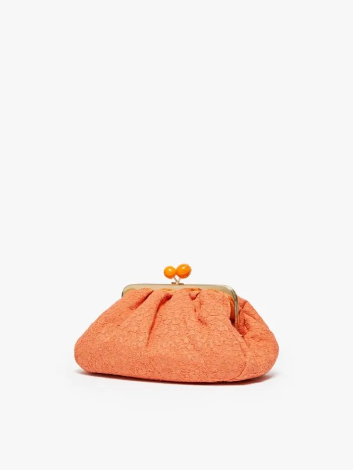 Woman Hommage La France Pasticcino Bag In Lace Tangerine Maxmara Weekend Bag