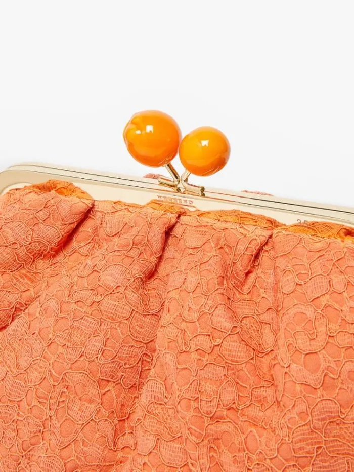 Woman Hommage La France Pasticcino Bag In Lace Tangerine Maxmara Weekend Bag Woman Hommage La France Pasticcino Bag In Lace Tangerine Maxmara Weekend Bag
