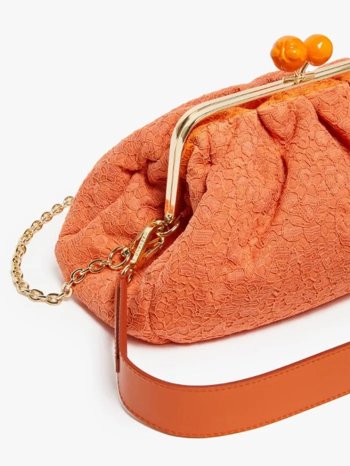 Woman Hommage La France Pasticcino Bag In Lace Tangerine Maxmara Weekend Bag Woman Hommage La France Pasticcino Bag In Lace Tangerine Maxmara Weekend Bag