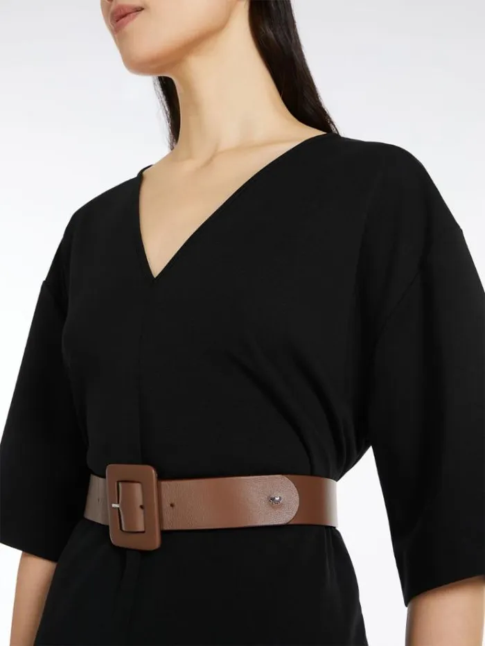 Woman Nappa Leather Belt Tobacco Maxmara Belts Woman Nappa Leather Belt Tobacco Maxmara Belts