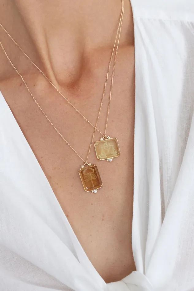 Women 14k Virgo Zodiac Necklace Chan Luu Necklaces