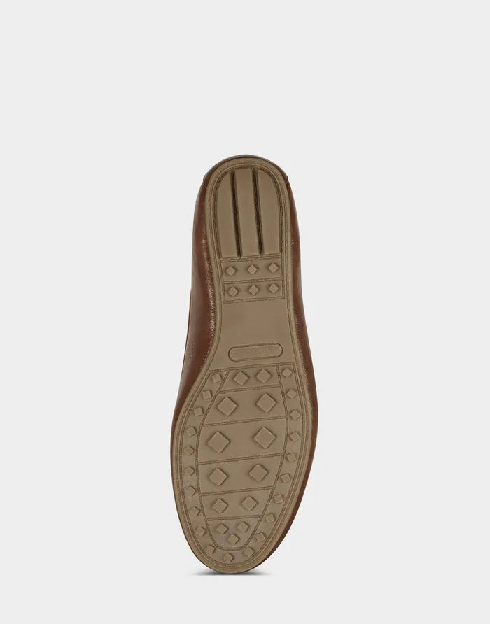 Women Aerosoles Clogs and Mules Comfortable Loafer In Tan Faux Leather
