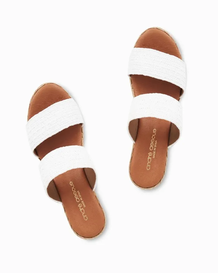 Women Andr Assous Madina Raffia Wedges Beige Tommy Bahama Shoes and Sandals Women Andr Assous Madina Raffia Wedges Beige Tommy Bahama Shoes and Sandals