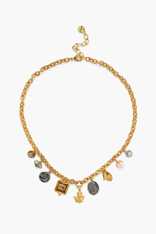 Women Artemis Charm Necklace Gold Mix Chan Luu Necklaces