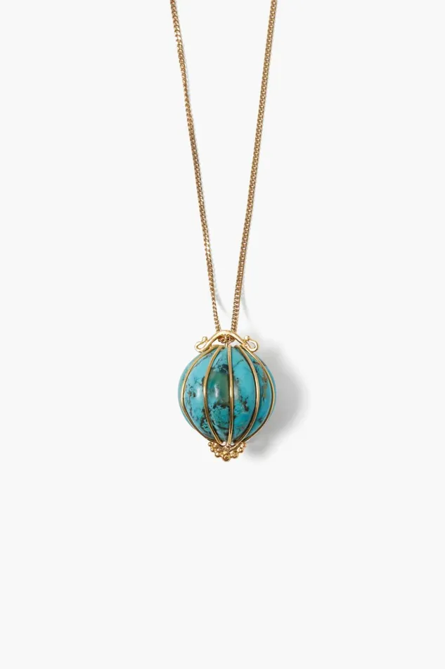 Women Balloon Pendant Necklace Turquoise Chan Luu Necklaces
