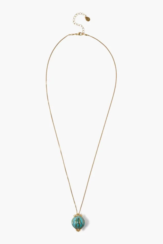 Women Balloon Pendant Necklace Turquoise Chan Luu Necklaces