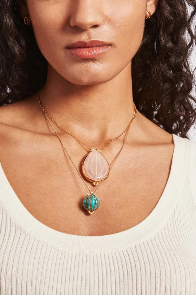 Women Balloon Pendant Necklace Turquoise Chan Luu Necklaces