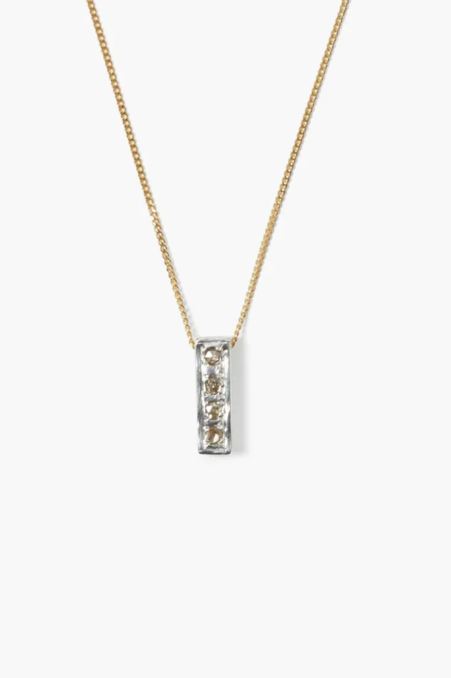 Women Bar Diamond Necklace Gold Mix Chan Luu Necklaces
