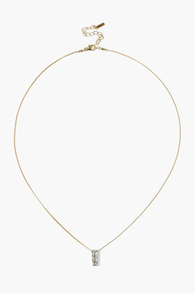 Women Bar Diamond Necklace Gold Mix Chan Luu Necklaces