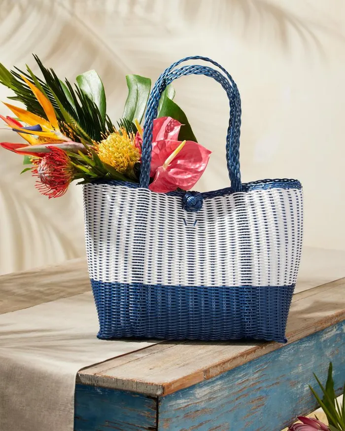 WomenBeach and Home Canvas Pocket Tote Natural Tommy Bahama Handbags and Clutches