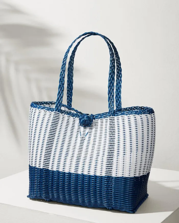 WomenBeach and Home Canvas Pocket Tote Natural Tommy Bahama Handbags and Clutches WomenBeach and Home Canvas Pocket Tote Natural Tommy Bahama Handbags and Clutches