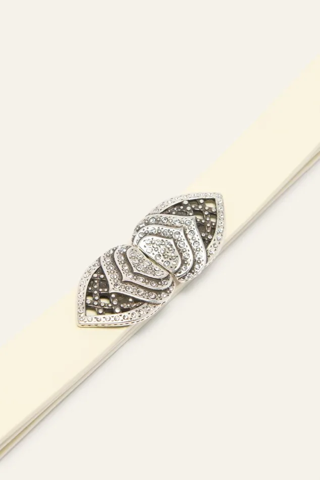 Women Belts Baandsh Jewel Belt Betina Gray