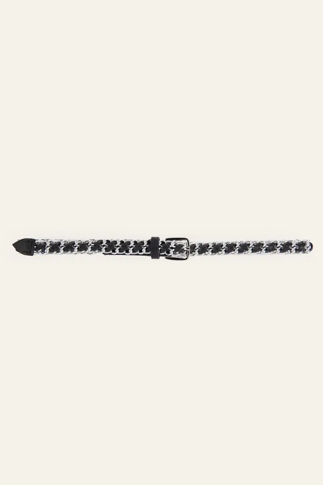 Women Belts Baandsh Metal Belt Brooke Gray