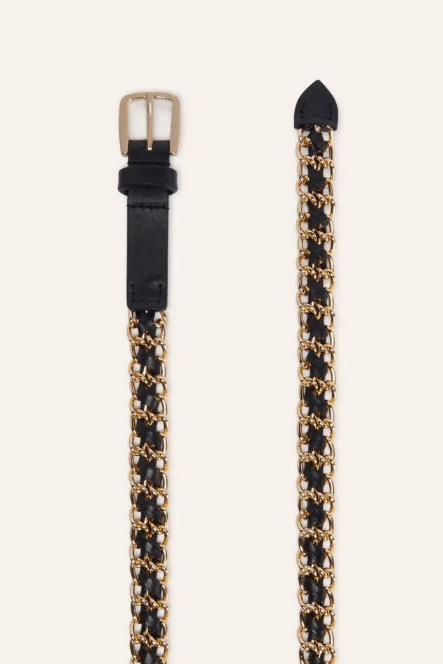 Women Belts Baandsh Metal Belt Brooke Gray